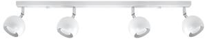 Lampada da soffitto 4xGU10 OCULARE 4L Orientabile in Acciaio
