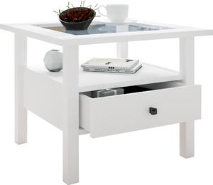 Tavolino Sollevabile Karla 32 In Legno Massello Di Pino - Colore Ciliegio, Con 2 Cassetti E Spazio Portaoggetti, 100x50x47 Cm - 5