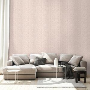 Carta da parati – Delicati motivi geometrici rosa