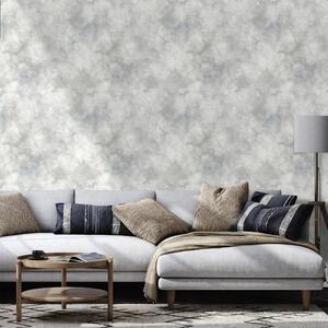 Carta da parati – Nuvole acquerello grigie delicate
