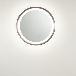 Plafoniera Moderna Mirò Metallo Grigio Titanio E Silicone Led 38W 3000K D40Cm