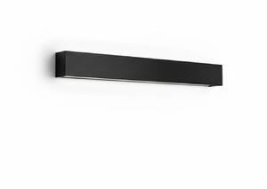 Applique Minimal Rummo Metallo Nero Opaco Led 14W 3000K
