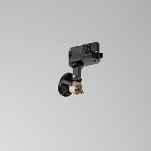 Faretto Moderno Binario Metallo Nero 1 Luce Gu10 Ip20