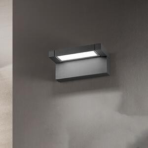 Applique Esterno Moderna Display Alluminio Antrcite Led 20W Cct Ip65