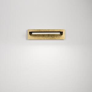 Applique Moderna Foglia Metallo Foglia Oro Led 12W Ip20