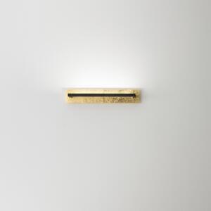 Applique Moderna Foglia Metallo Foglia Oro Led 18W Ip20