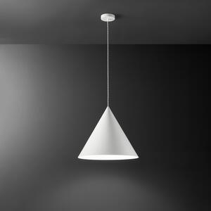 Sospensione Minimal Iconic Metallo Bianco Opaco 1 Luce E27 Ip20 D50