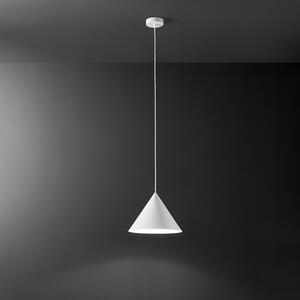 Sospensione Minimal Iconic Metallo Bianco Opaco 1 Luce E27 Ip20 D30