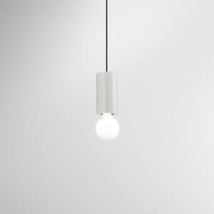 Sospensione Minimal Idea Ceramica Bianco Lucido 1 Luce E27 Ip20