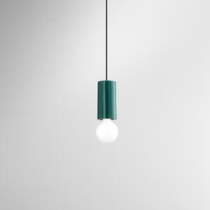 Sospensione Minimal Idea Ceramica Verde Lucido 1 Luce E27 Ip20
