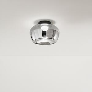 Plafoniera Moderna Kave Metallo Vetro Specchiato Led 20W 3000K Dimmerabile Ip20