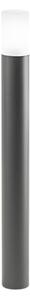 Paletto Esterno Contemporaneo Alluminio Antracite 1 Luce E27 Ip54 H90