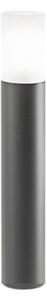 Paletto Esterno Contemporaneo Alluminio Antracite 1 Luce E27 Ip54 H60