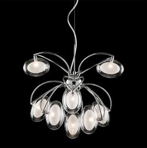 Prezent 69039 - PENELOPA Lampadario 9xG4/20W/230V