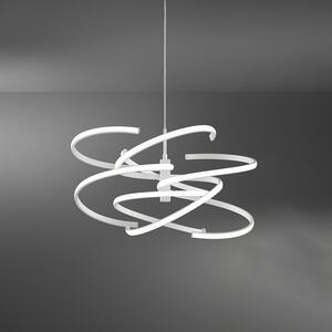 Sospensione Moderna Nest Metallo Bianco Led 80W Dimmerabile Ip20