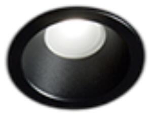Faretto Incasso Moderno Oasis Metallo Nero 1 Luce Gu10 Ip20 D9