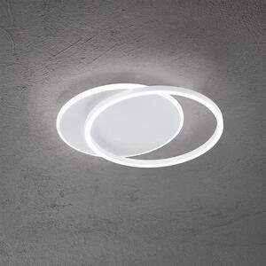 Plafoniera Moderna Orbita Metallo Bianco Led 60W 3000K Dimmerabile Ip20