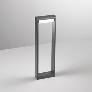 Paletto Esterno Moderno Orienta Alluminio Antracite Led 12W 3000K Ip65
