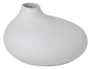 Vaso in grigio chiaro in porcellana (altezza totale 13 cm) Nona – Blomus