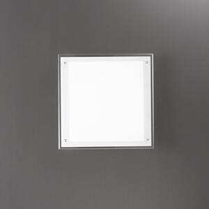 Plafoniera Moderna Plain Vetro Bianco Led 40W Dimmerabile Ip20