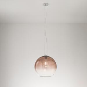 Sospensione Contemporanea Planet Vetro Marrone 1 Luce E27 Ip20 D45