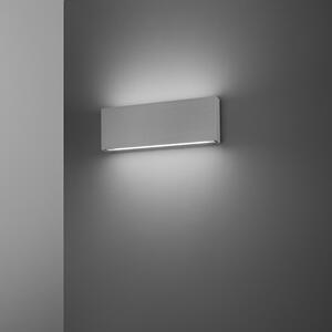 IDEAL LUX ZIG ZAG AP22 BIANCO APPLIQUE CORPO LUCE INTERAMENTE IN LASTRA Di Alluminio 22w 2090lm  8021696179308