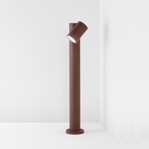 Paletto Esterno Contemporaneo Pull Alluminio Corten 1 Gu10 Ip65