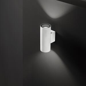 Applique Esterno Moderna Quarondo Alluminio Bianco 2 Gu10 Ip65