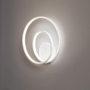 Applique Moderna Ritmo Metallo Bianco Led 28W Dimmerabile Ip20