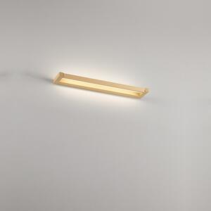 Applique Moderna Slim Metallo Oro Led 12W Dimmerabile Ip20