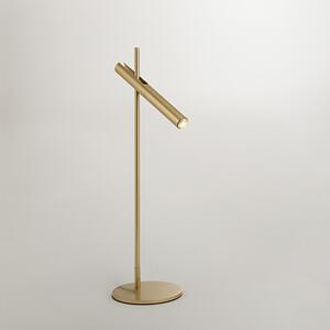 Lampada Da Tavolo Moderna Sniper Metallo Oro Led 6W Dimmerabile Ip20