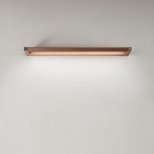 Applique Moderna Slim Metallo Marrone Led 24W Dimmerabile Ip20
