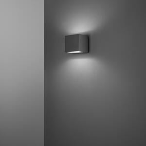 Applique Esterno Moderna Spot Alluminio Antracite Led 10W 3000K Ip65