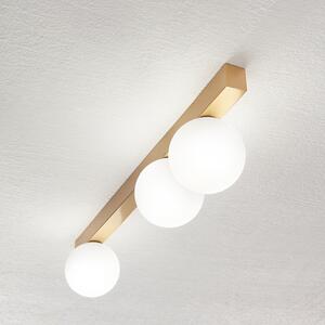Plafoniera Minimal Snooky Metallo Oro 3 Luci G9 Ip20
