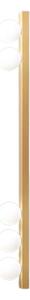 Plafoniera Minimal Snooky Metallo Oro 5 Luci G9 Ip20