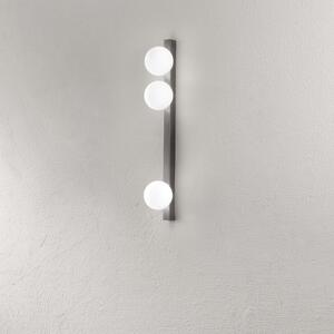 Plafoniera Minimal Snooky Metallo Grigio 3 Luci G9 Ip20