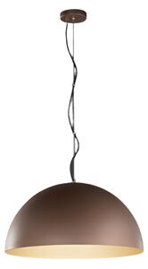 Sospensione Contemporanea Steel Metallo Marrone 1 Luce E27 Ip20 D60
