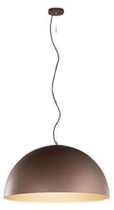 Sospensione Contemporanea Steel Metallo Marrone 1 Luce E27 Ip20 D80