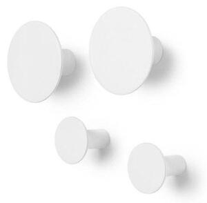 Set di 4 ganci da parete bianchi Ponto - Blomus