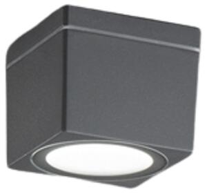 Plafoniera Esterno Minimal Up Alluminio Antracite 1 Luce Gx53 Ip65