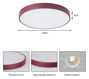 Brilagi - Plafoniera LED POOL LED/60W/230V 3000/4000/6000K 50 cm bordeaux