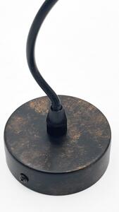 Brilagi - Lampadario LED sospeso su cavo RIDDY 1xE27/60W/230V rame/patina