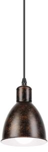Brilagi - Lampadario LED sospeso su cavo RIDDY 1xE27/60W/230V rame/patina