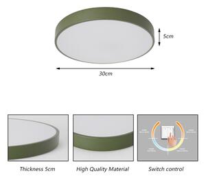 Brilagi - Plafoniera LED POOL LED/36W/230V 3000/4000/6000K 30 cm verde