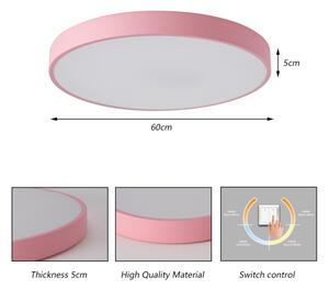 Brilagi - Plafoniera LED POOL LED/60W/230V 3000/4000/6000K 60 cm rosa