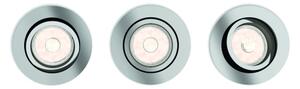 Philips 50393/11/PN - SET 3x LED RGBW dimmerabile, faretti da incasso 1x GU10/4,8W/230V cromo + telecomando