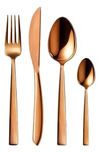 Posate in acciaio inox color rame 24 pezzi Copper - Orion