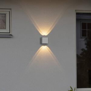Konstsmide Applique LED da esterni Chieri, 4 luci, bianco