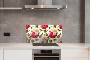 Rivestimento parete cucina Marmellata di lamponi 125x50 cm