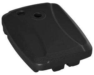 Outsunny Base per Ombrellone a Braccio Riempibile fino a 75 kg con Base a T Inclusa, 80x60x17 cm, Nero